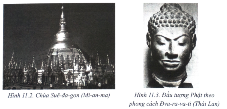 Hãy cho biết các hình ảnh dưới đây là tác động của quá trình giao lưu văn hoá ở Đông Nam Á (ảnh 1)