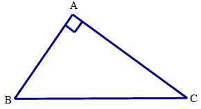 Câu 17. Cho tam giác ABC có góc A = 90 độ và góc B - góc C = 20 độ (ảnh 1)