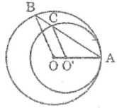 Cho hai đường tròn (O) và (O’) tiếp xúc với nhau tại A như hình bên. Chứng minh (ảnh 1)