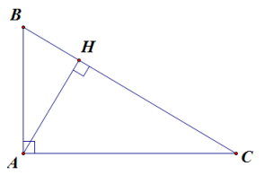 Bài 1: Một số hệ thức về cạnh và đường cao trong tam giác vuông (ảnh 1)