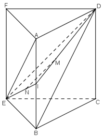 Cho hai hình bình hành ABCD và ABEF không cùng nằm trong một mặt phẳng. (ảnh 2)
