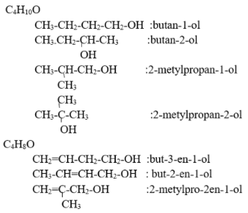 Viết công thức cấu tạo, gọi tên các dẫn xuất halogen có công thức phân tử C4H9Cl; (ảnh 1)