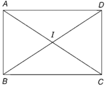 Toán 10 Hình học Bài 1 trang 78: Cho hình chữ nhật ABCD có tâm I  (ảnh 1)
