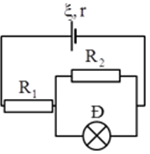 Cho mạch điện có sơ đồ như hình vẽ A. 1 ôm (ảnh 1)