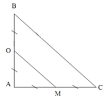 Cho tam giác ABC vuông cân tại A nằm trong một môi A. 56,6 dB (ảnh 1)