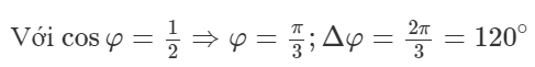 Hai vật dao động điều hoà có cùng biên độ và tần số dọc (ảnh 2)