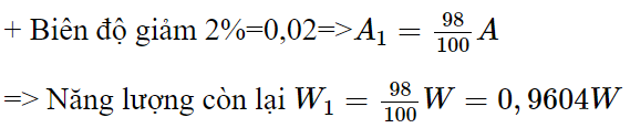 Một vật dao động tắt dần có cơ năng ban đầu E0 = 0,5J. Cứ (ảnh 1)