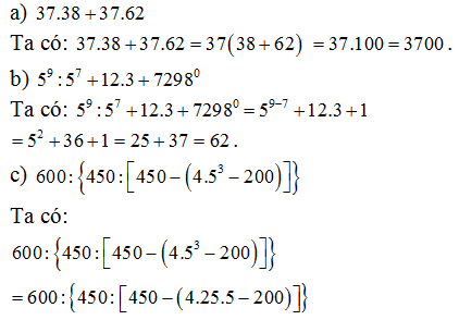 Thực hiện phép tính (Tính hợp lý nếu có thể): a)  		b)   c)  	d)   (ảnh 1)