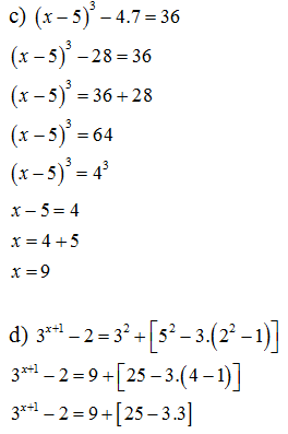 Tìm số tự nhiên biết a. 70-5.(x-3)=45 (ảnh 1)