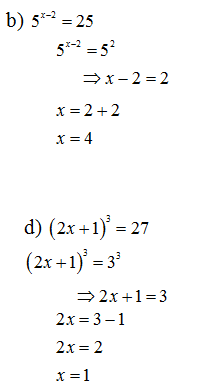 Tìm x : a)128-3(x+4)=32 b)   c5^x-2=26  (ảnh 2)