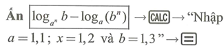 Cho a, b là các số thực dương, a khác 0 và n khác 0 . (ảnh 1)