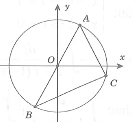 Cho ba điểm A, B, C lần lượt là điểm biểu diễn ba số phức z1, z2, z3 với z3 khác z1; z3 khác z2 (ảnh 1)