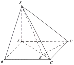 Cho hình chóp S.ABCD có đáy ABCD là hình chữ nhật AB=a, BC=2a, SA=a  (ảnh 1)