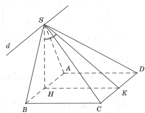 Trong không gian cho tam giác đều SAB và hình vuông ABCD cạnh a (ảnh 1)