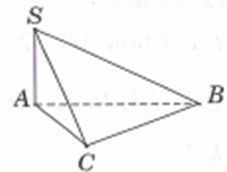 Cho khối chóp S.ABCD có SA vuông góc với đáy, SA=4,AB=6,BC=10 và CA=8 (ảnh 1)