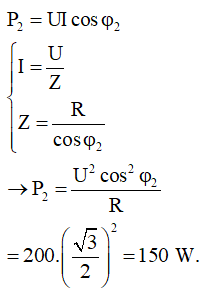 Đặt điện áp u=U căn 2. cos(omega.t) V (U và omega không đổi) vào hai đầu đoạn (ảnh 1)