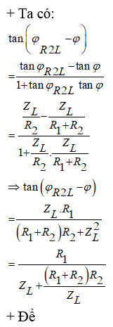 Đặt hiệu điện thế xoay chiều u = U0.cos (100.pi.t+phi) vào hai đầu đoạn mạch nối (ảnh 1)