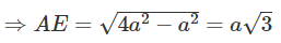 Cho lăng trụ tam giác đều ABC. A'B'C' có cạnh đáy bằng a và  A B ' ⊥ B C ' . Tính thể tích V của khối lăng trụ đã cho. (ảnh 1)