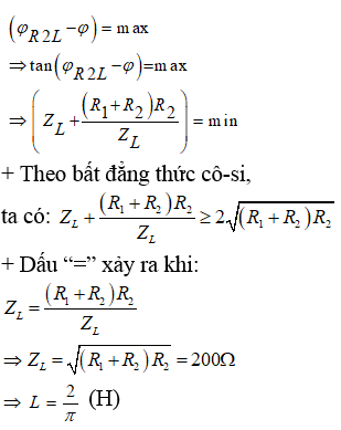 Đặt hiệu điện thế xoay chiều u = U0.cos (100.pi.t+phi) vào hai đầu đoạn mạch nối (ảnh 1)