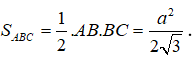 Cho hình chóp S.ABC có đáy ABC là tam giác vuông tại B, AB=a,  ˆ S C A = 60 ° . Cạnh bên SA vuông góc với mặt phẳng đáy và SB tạo với mặt đáy một góc 45 độ. Tính thể tích V của khối chóp S.ABC. (ảnh 1)
