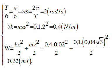 Một vật dao động điều hòa với biên độ A dọc theo trục (O là vị trí cân bằng). (ảnh 1)