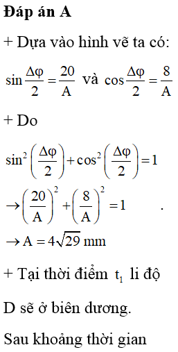 Một sóng cơ lan truyền trên sợi dây từ C đến B với chu kỳ T = 2s, biên độ (ảnh 1)