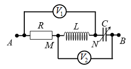 Cho mạch điện như hình vẽ: điện trở R, cuộn dây thuần (ảnh 1)