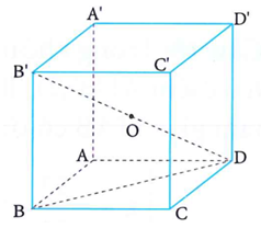 Mặt cầu ngoại tiếp hình lập phương cạnh a thì có diện tích (ảnh 1)