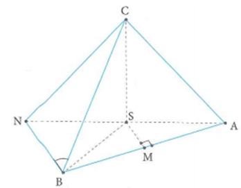 Cho hình chóp S.ABCD có SA,SB,SC đôi một vuông góc với (ảnh 1)