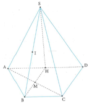 Cho hình chóp S.ABCD có đáy ABCD là hình thang vuông tại A và (ảnh 1)
