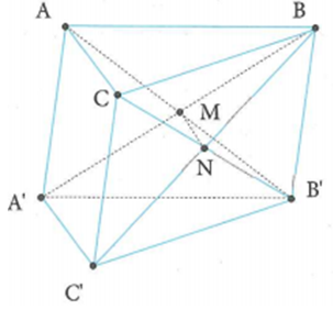Cho khối lăng trụ tam giác đều ABC.A'B'C'. Các mặt phẳng (ảnh 1)