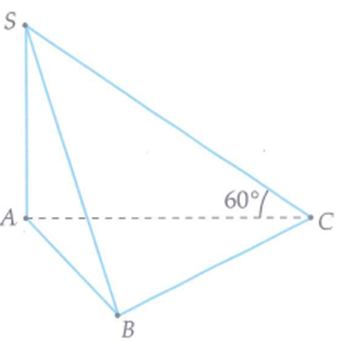 Cho hình chóp S.ABC có ABC là tam giác đều, SA vuông góc (ảnh 1)