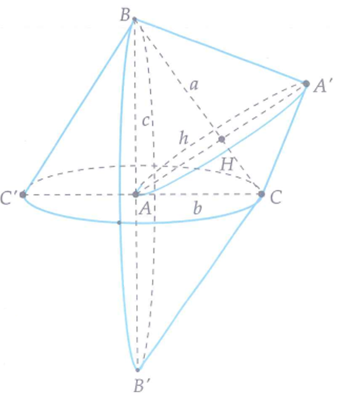 Gọi V, V1, V2 lần lượt là thể tích của khối tròn xoay (ảnh 1)