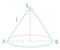 Cho hình nón có thiết diện qua trục là một tam (ảnh 1)