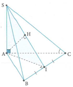 Cho hình chóp S.ABC có ABC là tam giác đều cạnh a. Hai (ảnh 1)