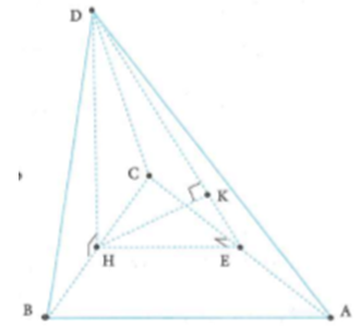 Cho tứ diện ABCD có các tam giác ABC và BCD vuông (ảnh 1)