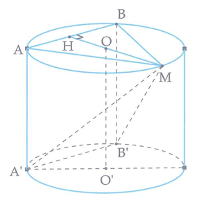 Cho hình trụ (T) có bán kính đáy và chiều cao đều bằng (ảnh 1)