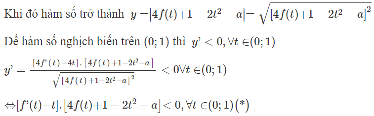 Cho hàm số f (x) có đạo hàm liên tục trên R và  f ( 1 ) = 1 . Đồ thị hàm số  y = f ' ( x )  như hình bên (ảnh 1)