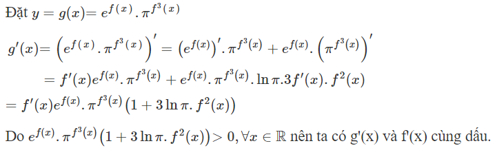 Cho hàm số bậc năm y = f(x) liên tục trên  R và có đồ thị hàm số  y = f ′( x ) như trong hình bên (ảnh 1)