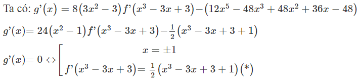 Cho hàm số  y = f ( x )  có đạo hàm f'(x) có đồ thị như hình dưới đây Số điểm cực trị của hàm số (ảnh 1)