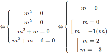 Gọi S là tập hợp tất cả các giá trị của tham số m để bất phương trình  m ^2 ( x ^4 − 1 ) + m ( x ^2 − 1 ) − 6 ( x − 1 ) ≥ 0 (ảnh 1)