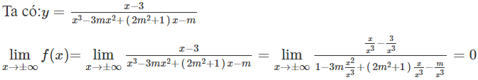 Cho hàm số  y = x − 3/ x ^ 3 − 3 m x ^2 + ( 2 m ^2 + 1 ) x − m . Có bao nhiêu giá trị nguyên thuộc đoạn  [ − 6 ; 6 ]  của tham số m (ảnh 1)