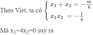 Gọi x1; x2 là hai điểm cực trị của hàm số y= 4x^3+mx^2-3x. Tìm các giá trị thực của tham số m để (ảnh 1)