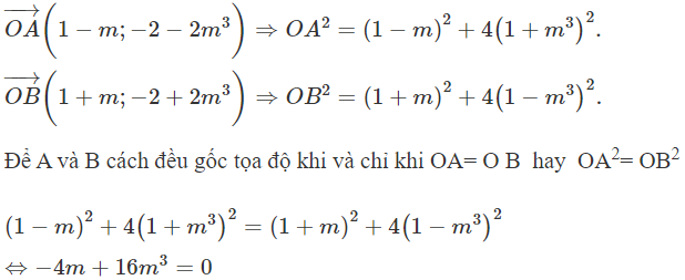 Có bao nhiêu  giá trị nguyên  của tham số m  để hàm số  y = − x^ 3 + 3 x ^2 + 3 ( m ^2 − 1 ) x − 3 m^ 2 − 1 (ảnh 1)