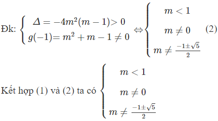 Tìm tất cả các giá trị thực của tham số m sao cho đồ thị hàm số  y = x + 1/ căn bậc hai  m ^2 x ^2 + m − 1 (ảnh 1)
