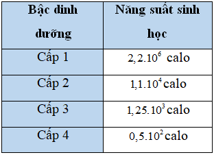 Cho các thông tin ở bảng dưới  (ảnh 1)