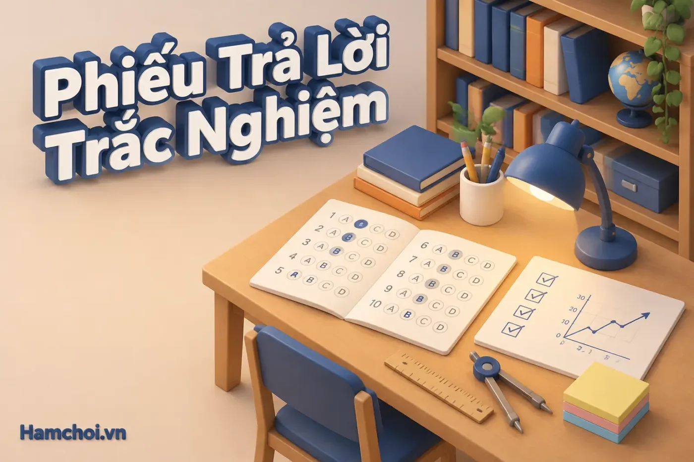 Phiếu trả lời trắc nghiệm thi tốt nghiệp THPT được thiết kế với kích thước chuẩn khoảng 295-297mm chiều dọc và 205-210mm