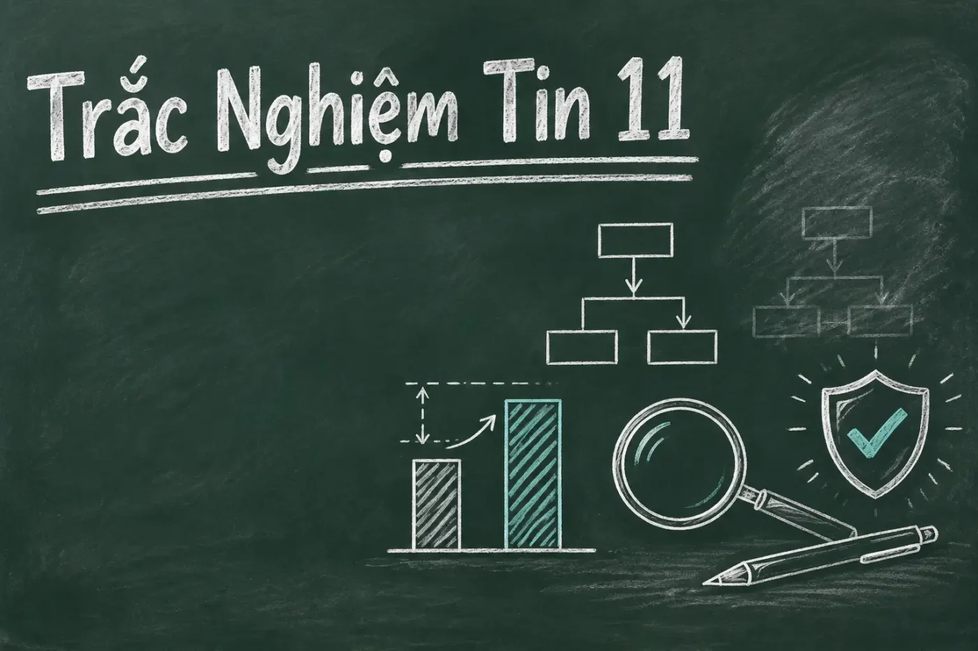 Chương trình Tin học 11 theo sách Kết nối tri thức với cuộc sống được chia thành nhiều chủ đề lớn - trắc nghiệm tin 11